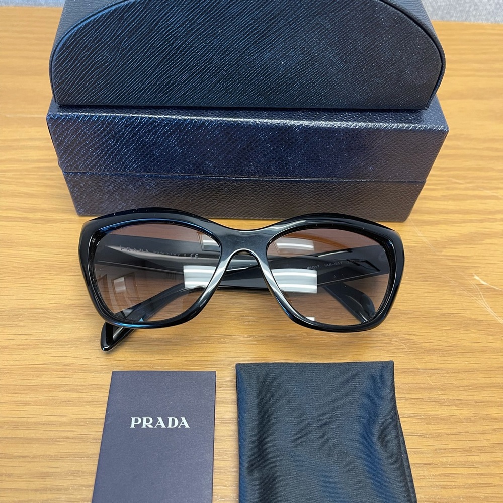 PRADA SPR 02Q Black Sunglasses